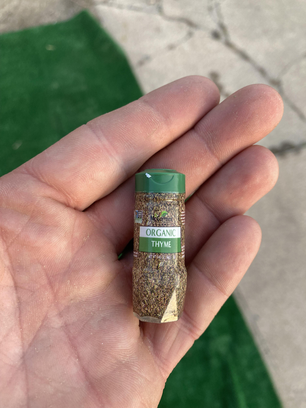 I have so little thyme on my hands