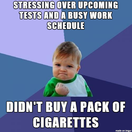 I havent bought a pack in months but I still get urges
