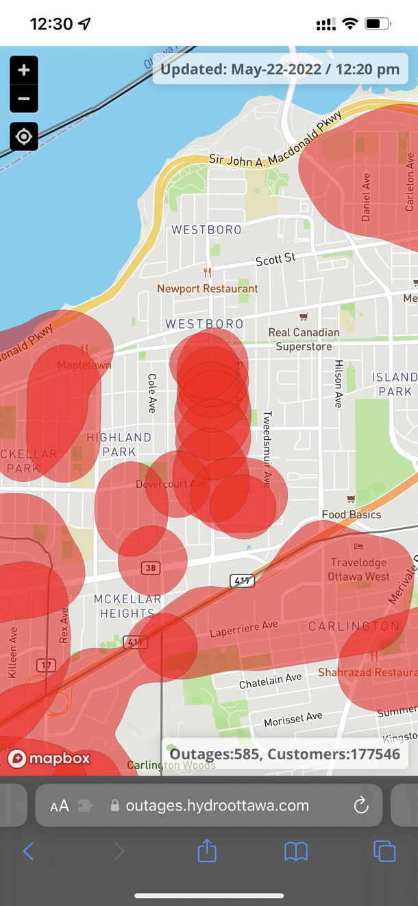 I havent had power for days And I think my power company is trying to tell me something