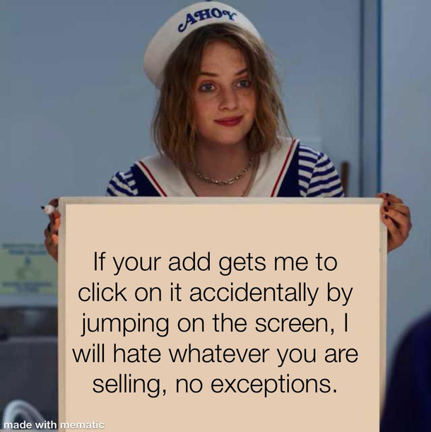 I honestly dont even care if you are the greatest opportunity of my life I am not buying anything you are selling if this is how you get to me