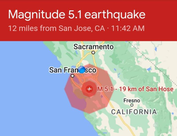 I hope everybody in San Hose is alright