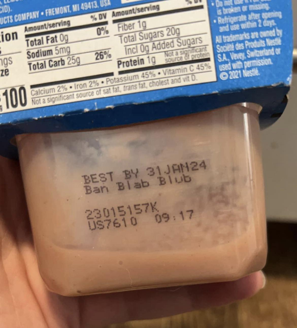 I hope I pronounce the best by date correctly to my baby