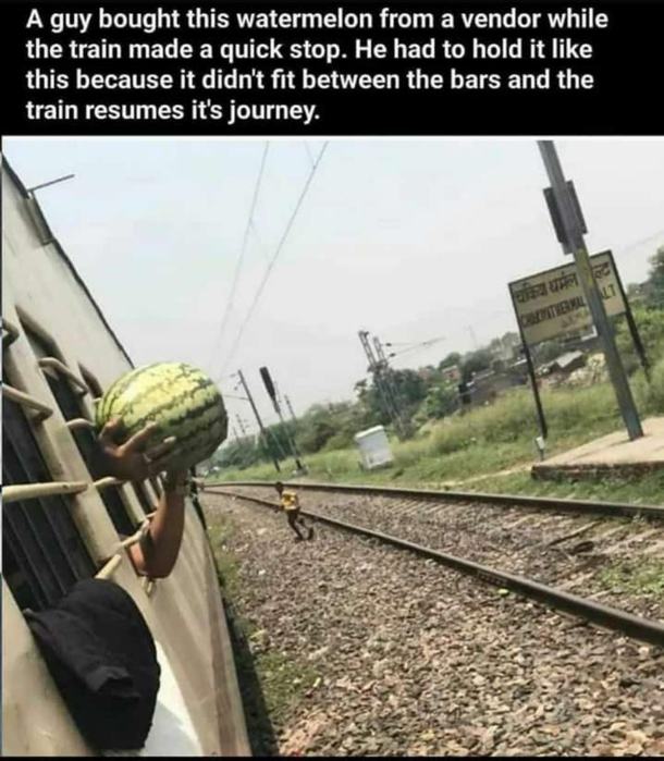 I hope the melon was worth it