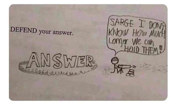 I hope this kid got an A
