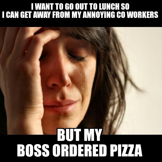 I just cant turn down pizza
