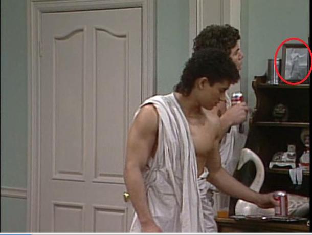 I just found the Overly Manly Man meme in a episode of Saved By the Bell