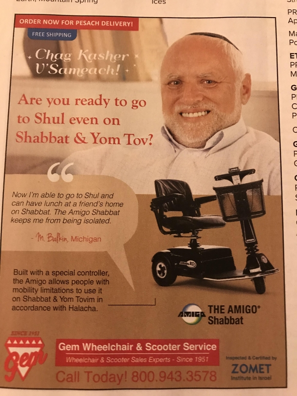 I just found this guy in a Jewish magazine