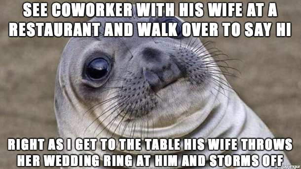 I just kept walking right on by