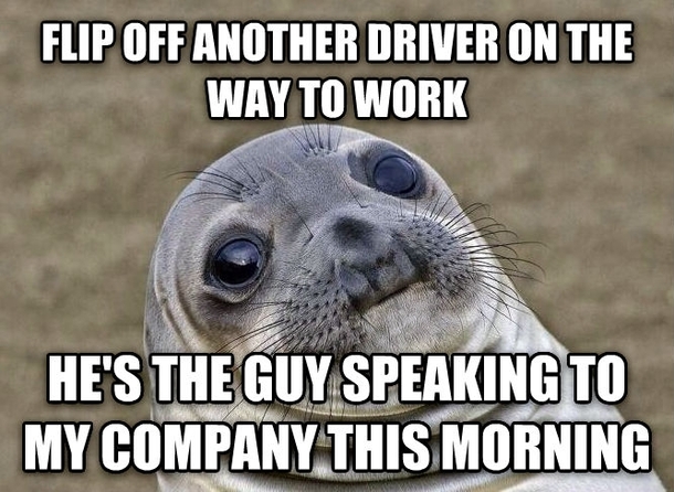 I just kind of froze when I saw him in my building