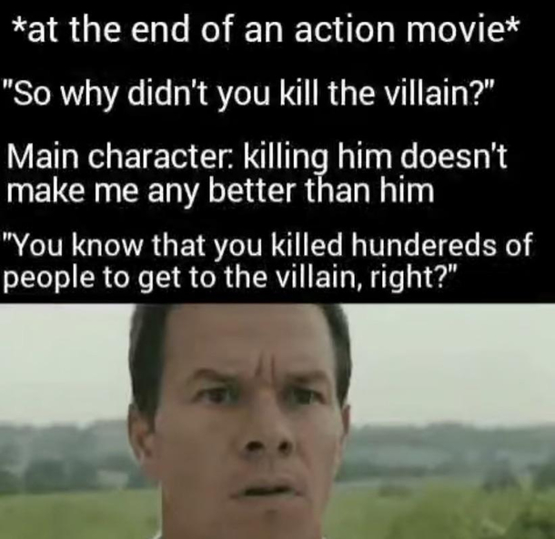 I just realized this