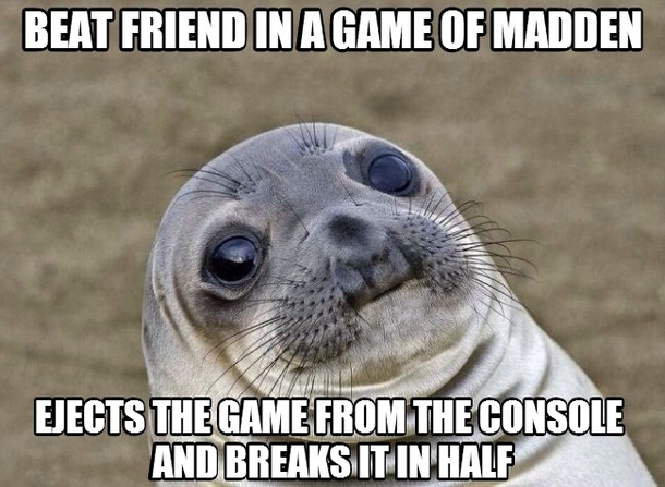I just sat there in silence