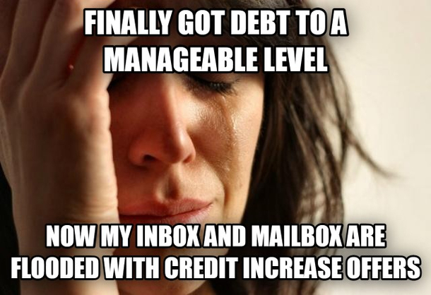 I just wanted to a good credit score again