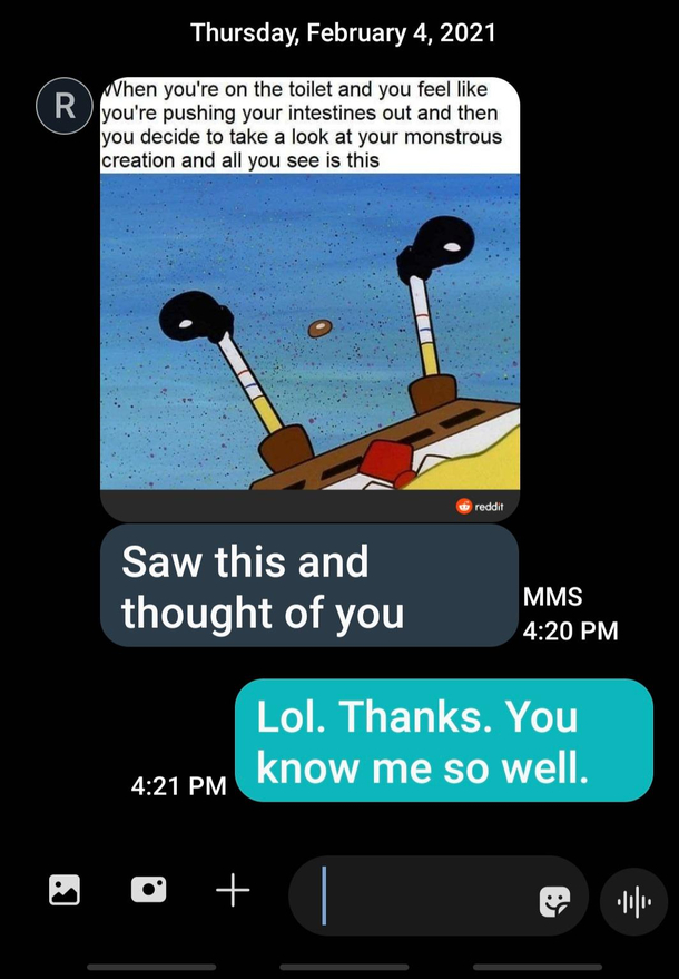 I just wanted to share a bit of what texts are like between me and my husband after  years together