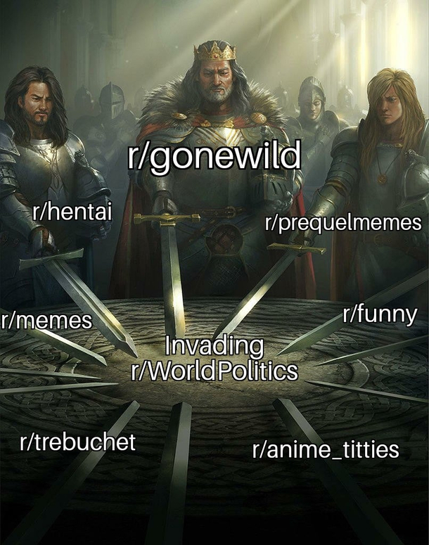 I just wanted to thank everyone who fought in the great tittie war in order to transform WorldPolitics into the glorious sub it is now