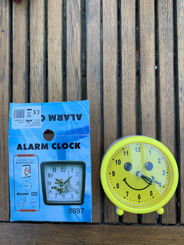 I just won this clock