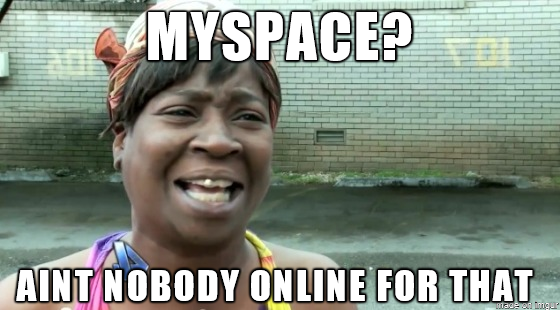 I keep seeing commercials for MySpace on TV