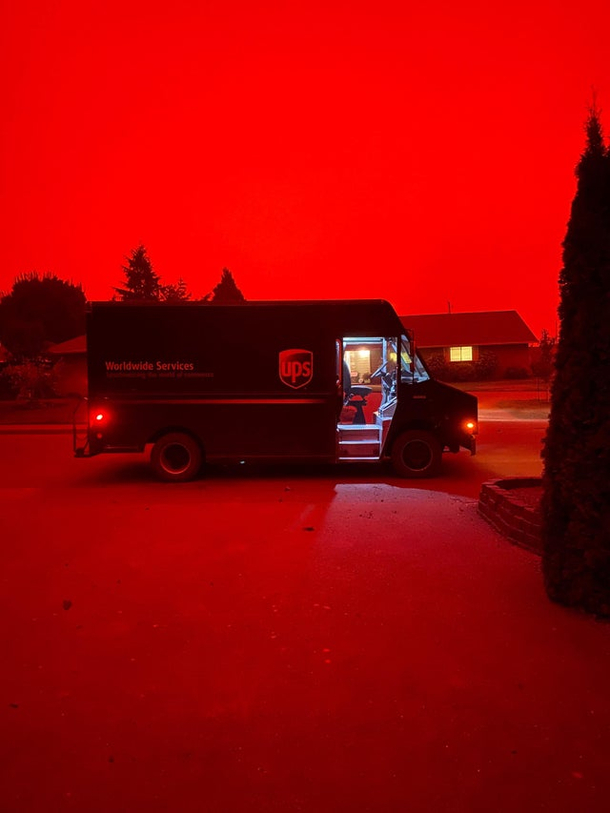 I knew it UPS its behind everything yes they are delivering the apocalypse right now