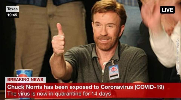 I know Coronavirus is no joke but this was too good to not share not OC sorry if already made the rounds