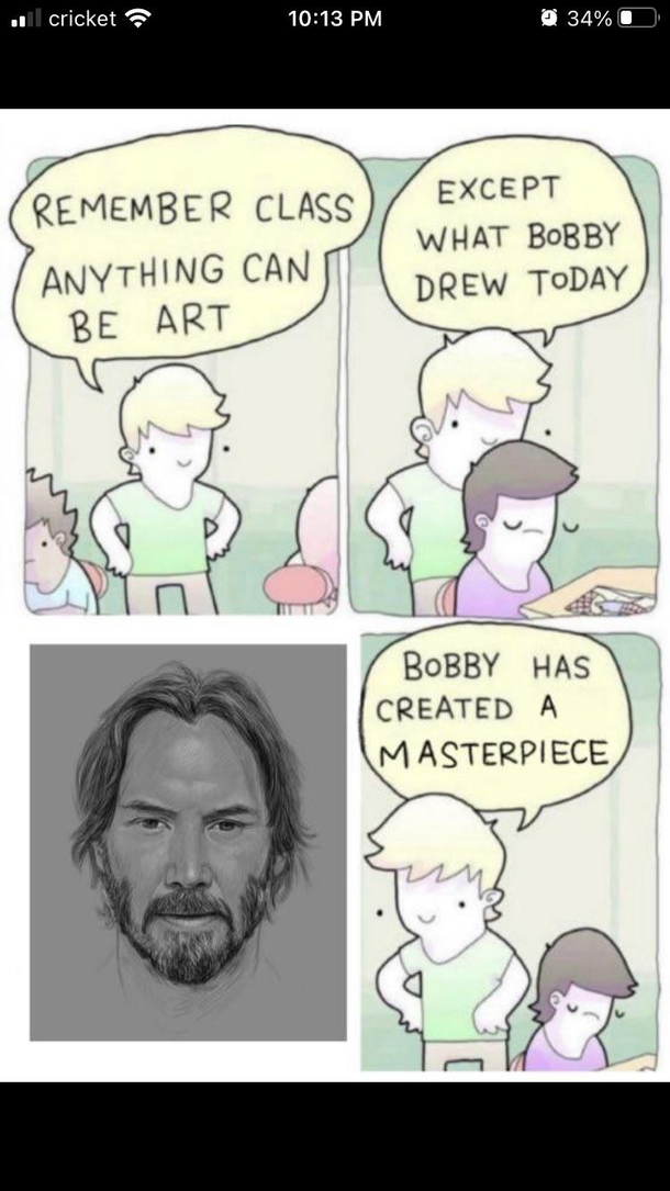I know its not funny but it gave me a smile I did not draw this by the way