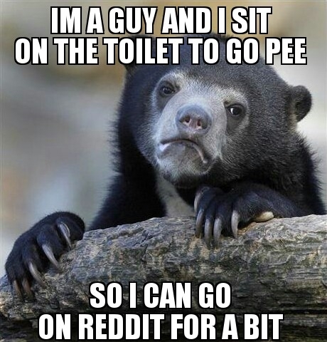 I know Ive stayed too long when my legs go numb