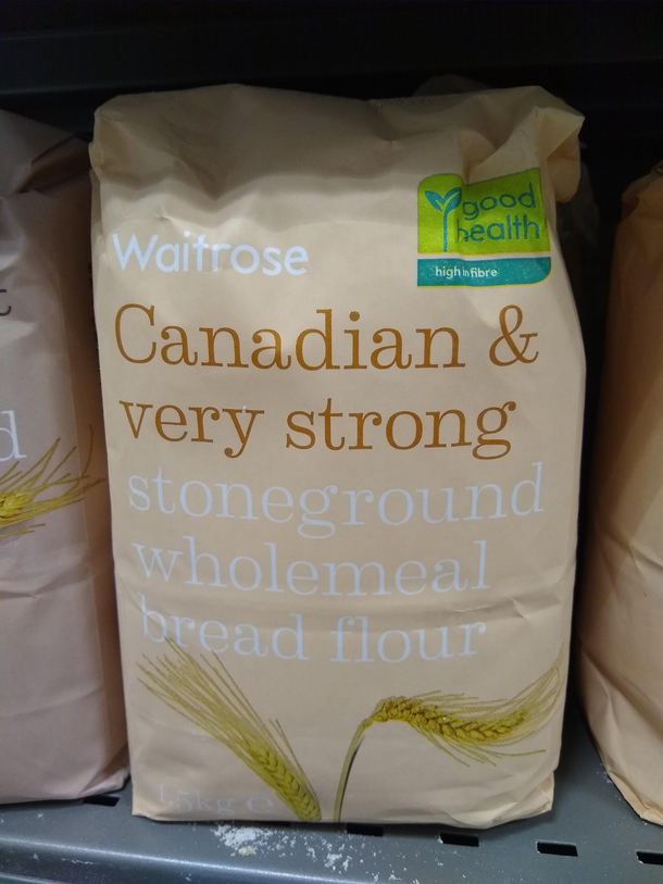 I like my flour like I like my men