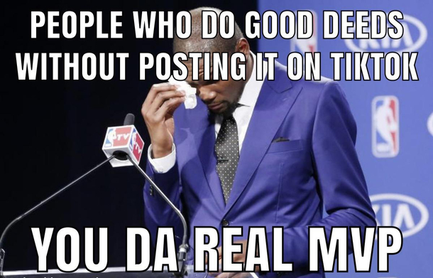 I like seeing videos of people doing nice things but
