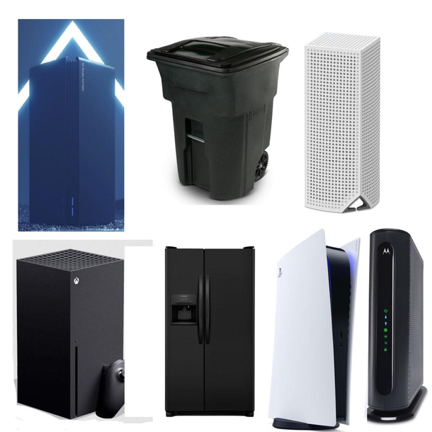 I like the garbage can but the router looks good too 