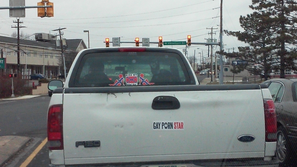 I like to think he doesnt know its there