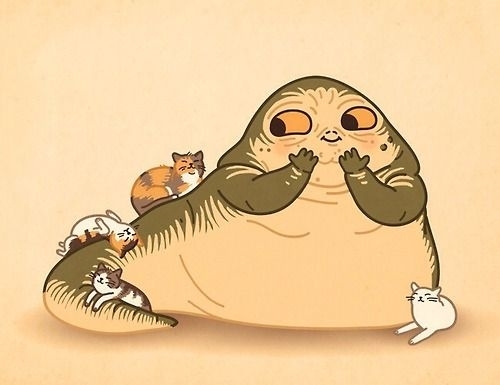 I like to think jabba had a light hearted side