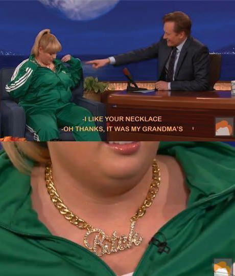 I like your necklace