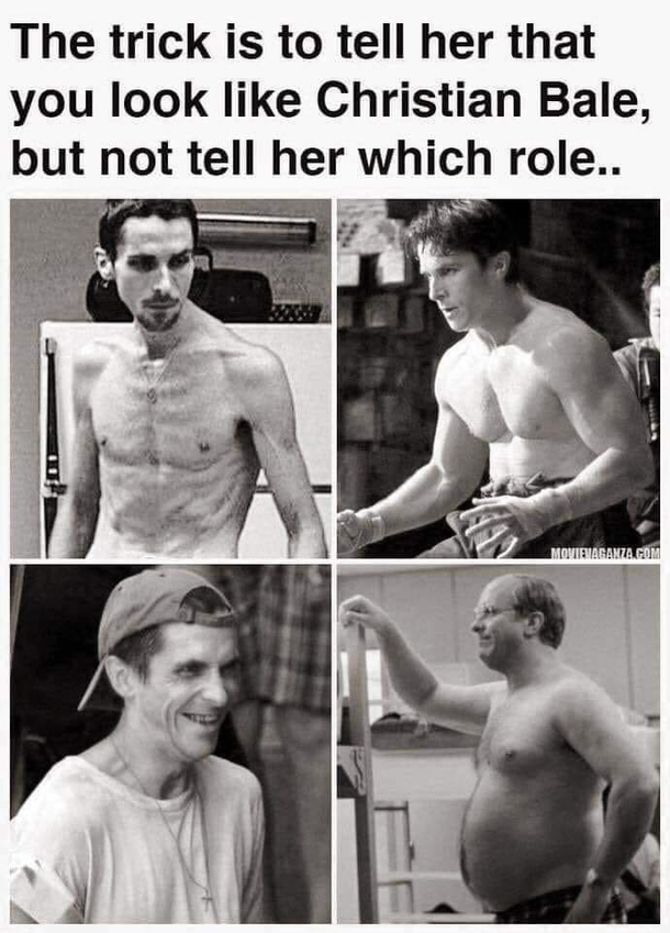 I look like Christian Bale