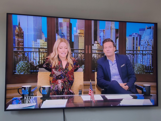 I looked up and thought Ryan Seacrest was interviewing someone with no arms