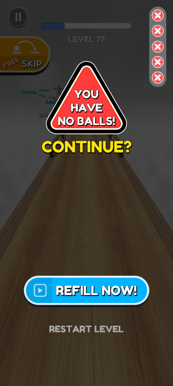 I lost at a game I was playing