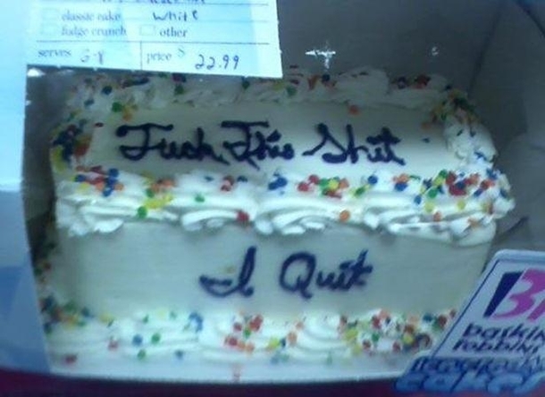 I love artistic cakes CAW CAW