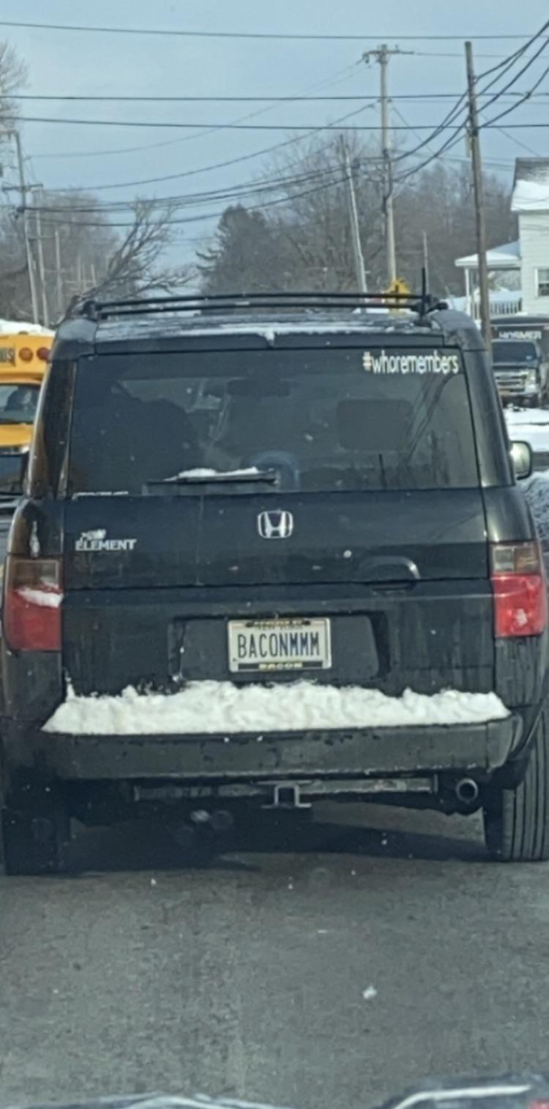 I love me some bacon but Im more aroused by the window sticker