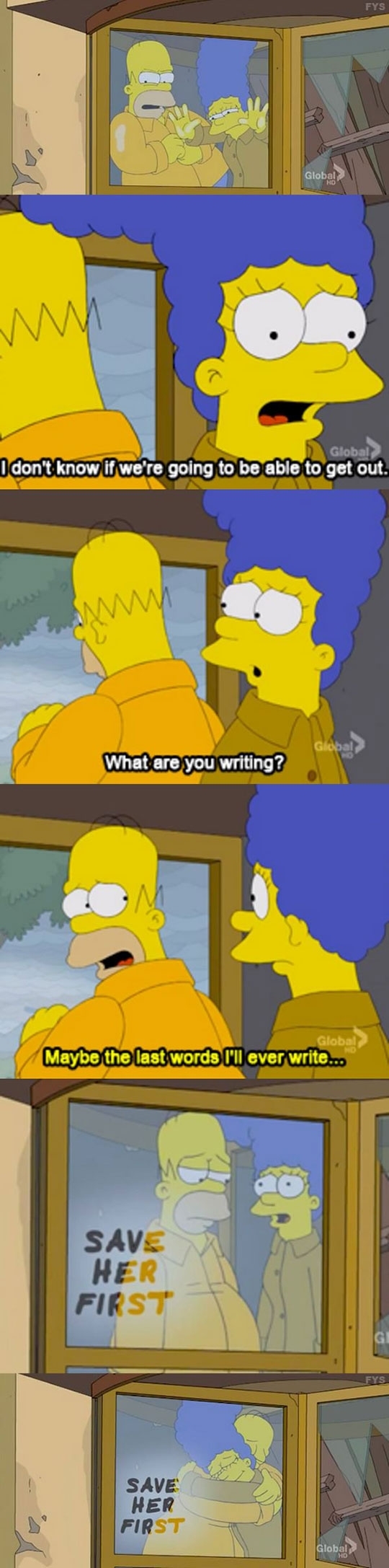 I love the few glimpses you get into the real Homer