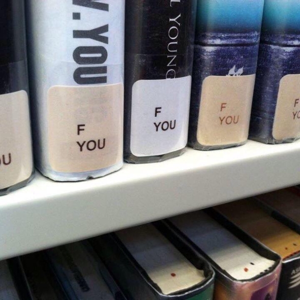 I love this section of the library