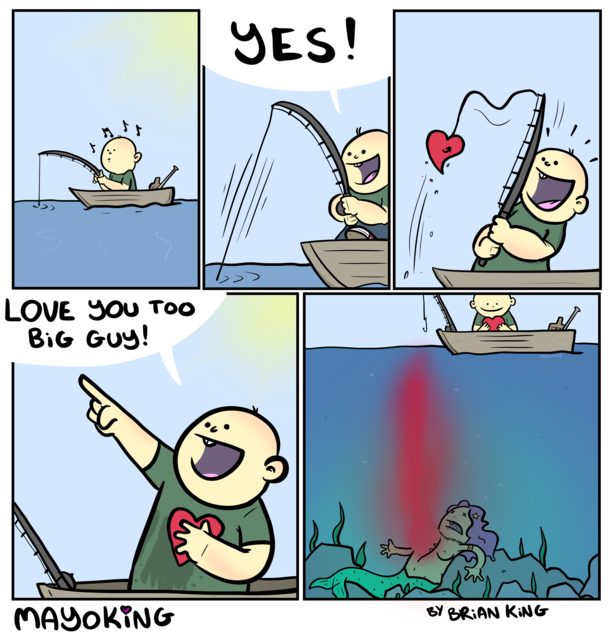 I love to fish