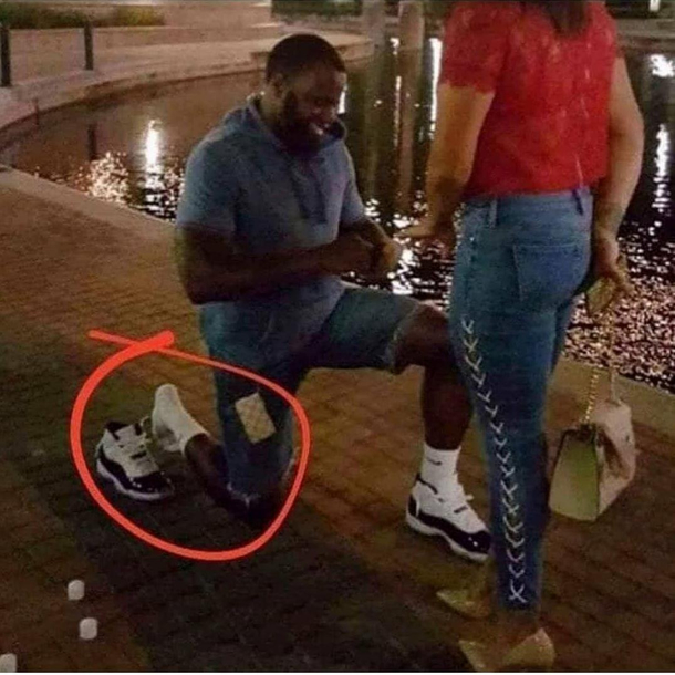 I love you but cant destroy my lovely shoes