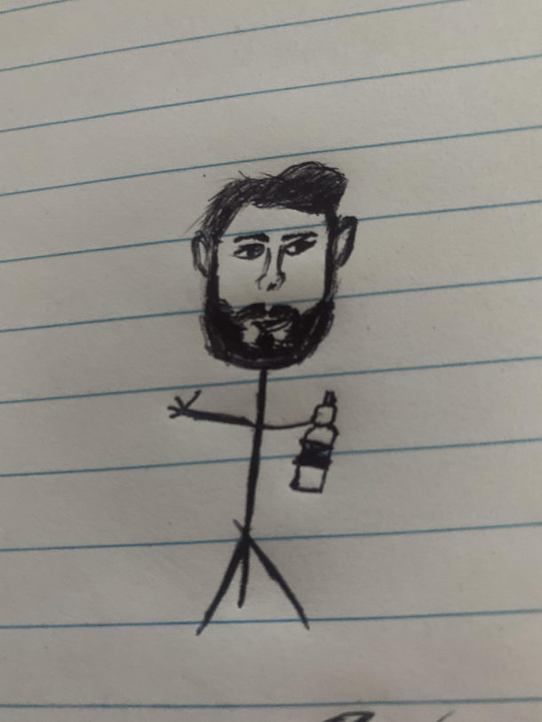 I loved the artwork people keep posting I made a self portrait