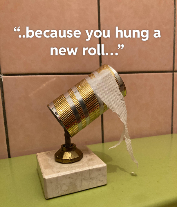 I made her an award