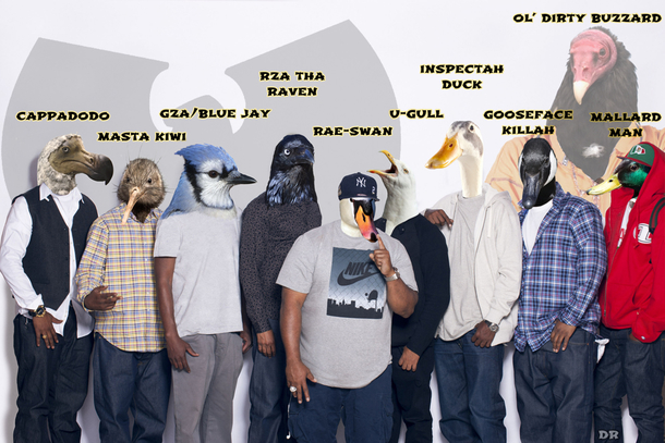 I made the Wu-Tang clan as birds
