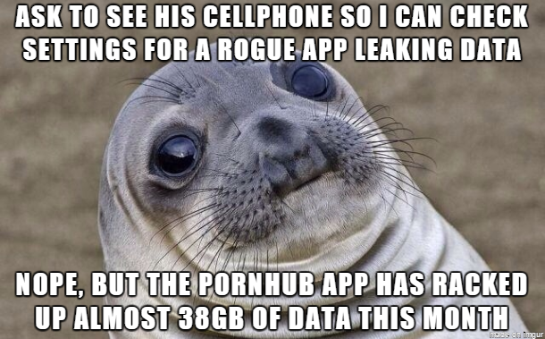 I manage our company cellphones Had to investigate an employees high usage and did not expect this