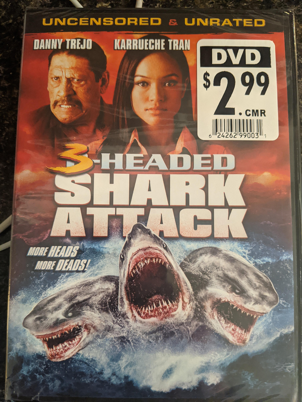 I might never actually watch this movie I bought today from a discount bin but I feel like a badass now that I own it
