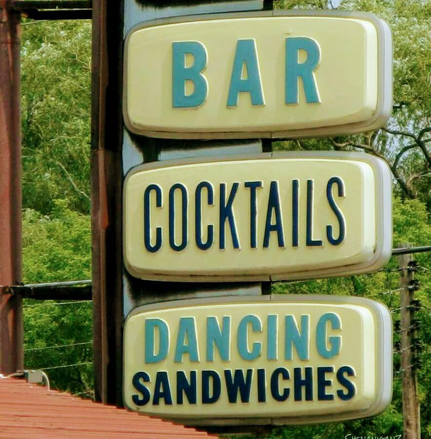I miss being able to go out for a dancing sandwich