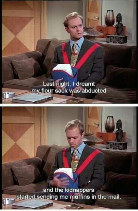 I miss Niles more than Frasier