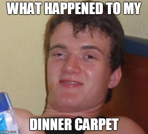 I moved my daughters placemat