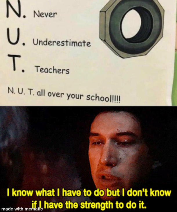 I must do it