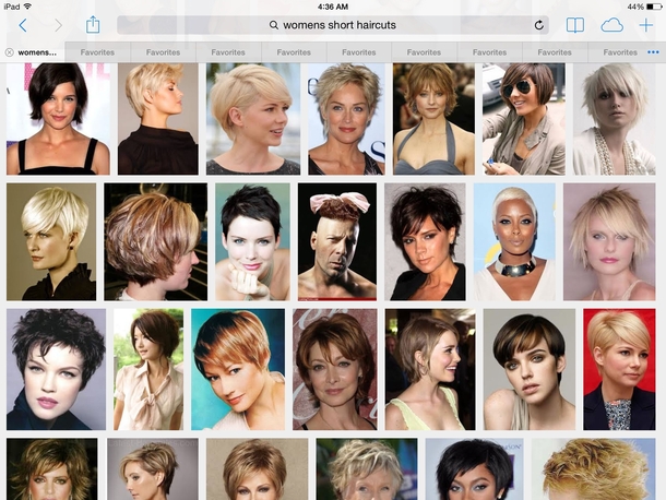 I need a haircut I googled womens short haircuts for ideas One stood out