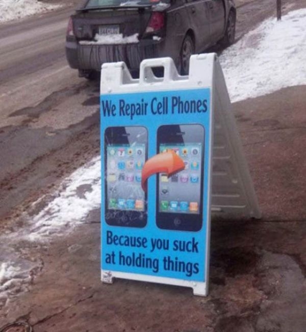 I need my cell phone repaired hey